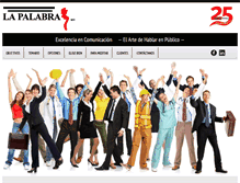 Tablet Screenshot of lapalabra.com.mx